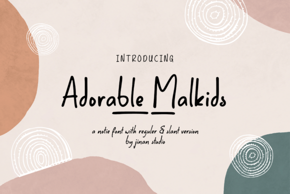 Adorable Malkids Font for Creative Projects