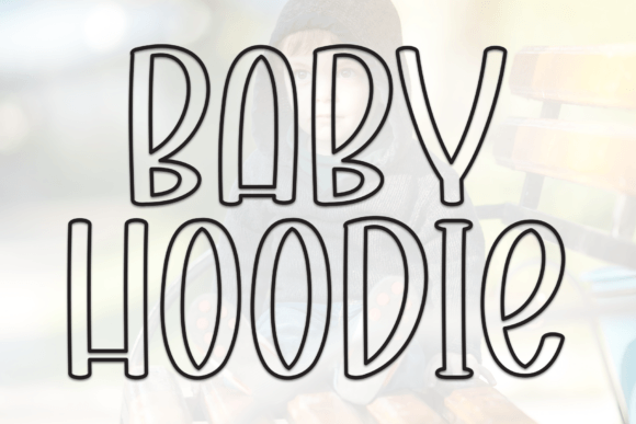 Baby Hoodie Font: A Playful Typeface for Editorial Design
