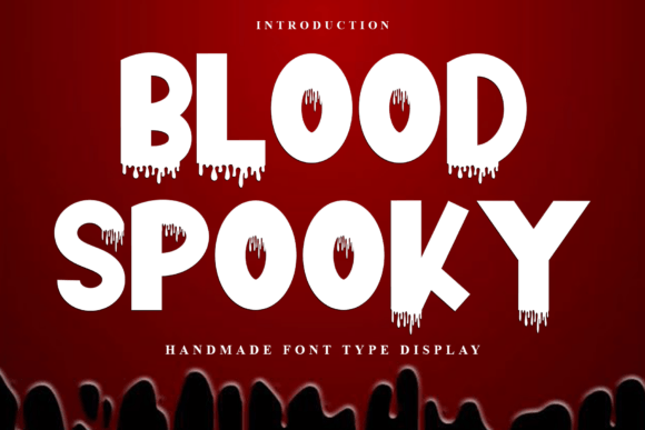 Blood Spooky Font for Creepy and Bold Design Projects