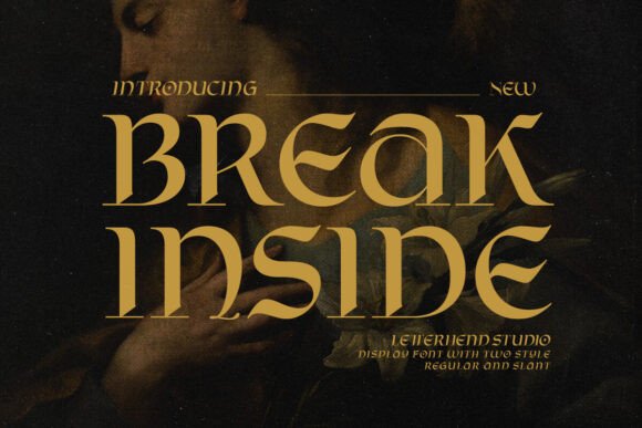 Break Inside Font for a Polished Brand Look