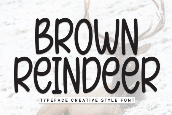 Brown Reindeer Font Review and Free Download