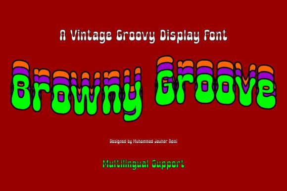 Browny Groove Font for Bold and Playful Branding