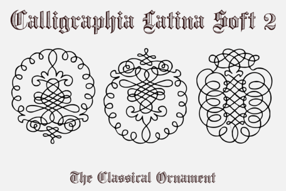 Calligraphia Latina Soft 2 Font for Makers and Designers