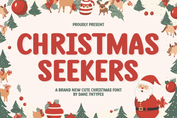 Christmas Seekers Font for Festive Marketing and Design