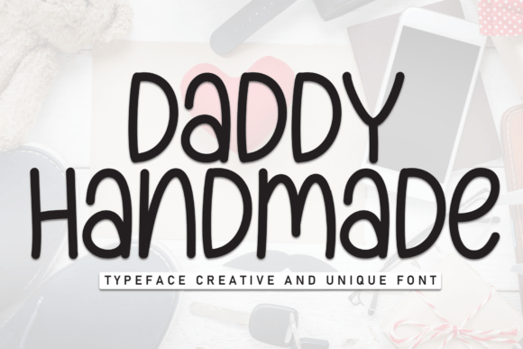 Daddy Handmade Font for Playful and Personal Web Design