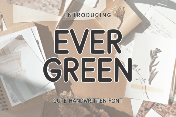 Ever Green Font: A Handwritten Script for Digital Branding