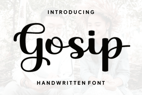 Gosip Font: A Stylish Script for Design Projects
