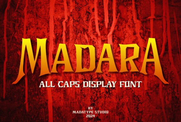 Madara Font for Spooky and Stylish Branding