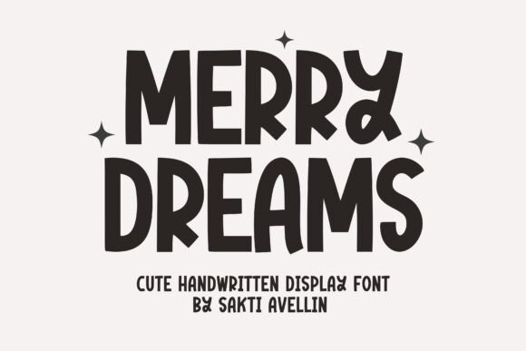 Merry Dreams Font for Festive Editorial Design