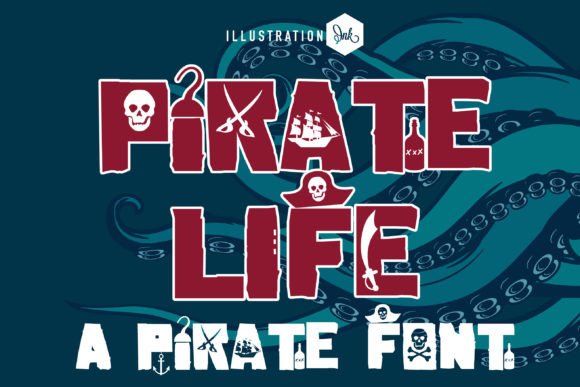 Pirate Life Font: A Decorative Typeface for Digital Branding