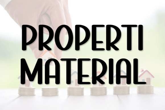 Properti Material Font for Creative Branding Projects