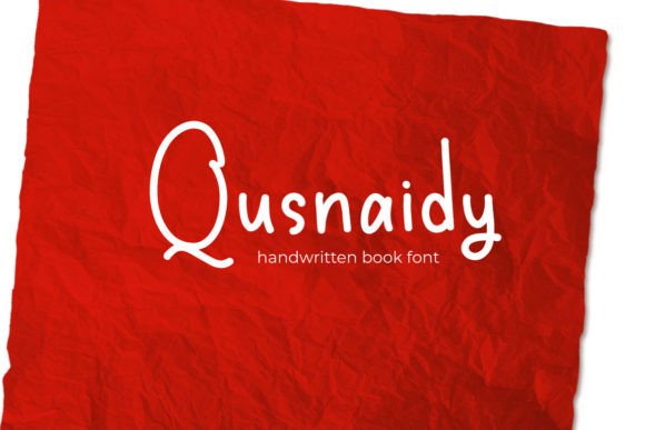 Qusnaidy Font Review: A Script Handwritten Typeface for Authentic Branding
