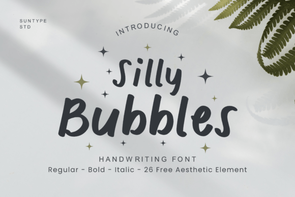 Silly Bubbles Font for Modern Web Design Projects