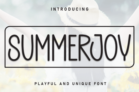 Summerjoy Font: A Handwritten Display Typeface for Digital Charm