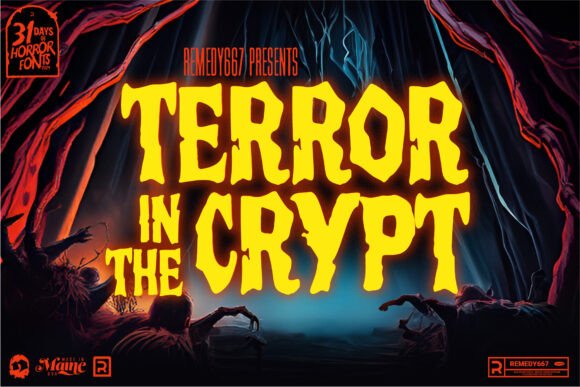Terror in the Crypt Font: A Display Design Gem