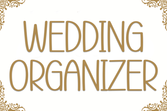 Wedding Organizer Font for Playful Brand Campaigns